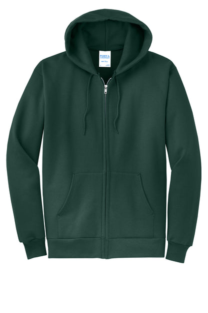 Custom Embroidered Port & Co Sweatshirts in Dark Green