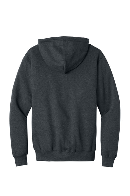 Custom Embroidered Port & Co Sweatshirts in Dark Heather Grey