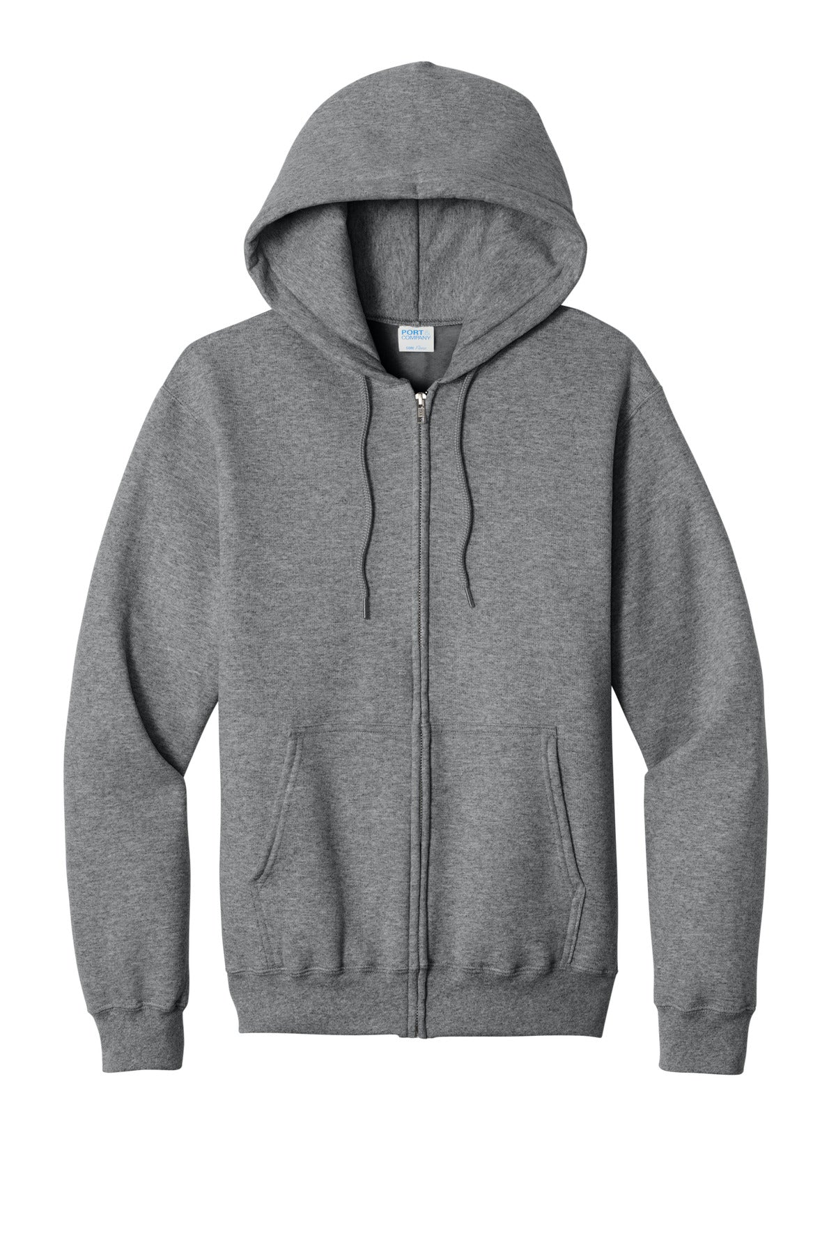 Custom Embroidered Port & Co Sweatshirts in Graphite Heather