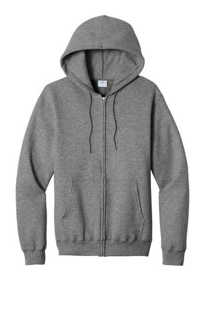 Custom Embroidered Port & Co Sweatshirts in Graphite Heather