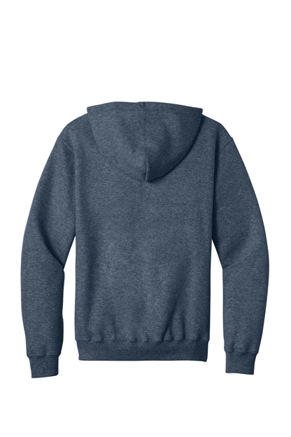 Custom Embroidered Port & Co Sweatshirts in Heather Navy