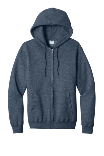 Custom Embroidered Port & Co Sweatshirts in Heather Navy