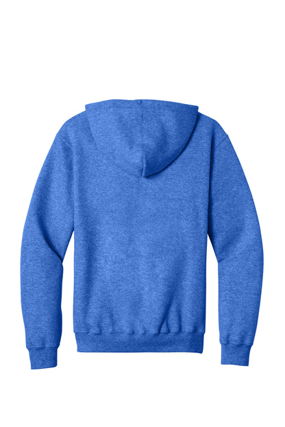 Custom Embroidered Port & Co Sweatshirts in Heather Royal