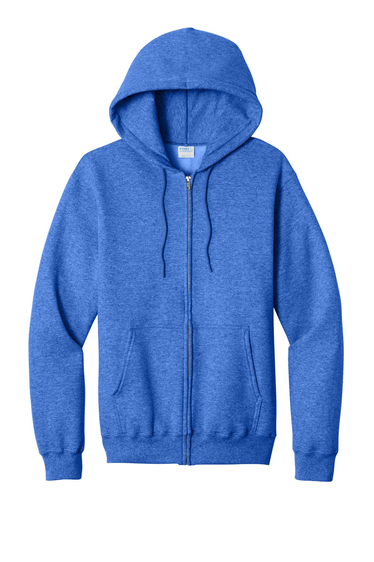 Custom Embroidered Port & Co Sweatshirts in Heather Royal