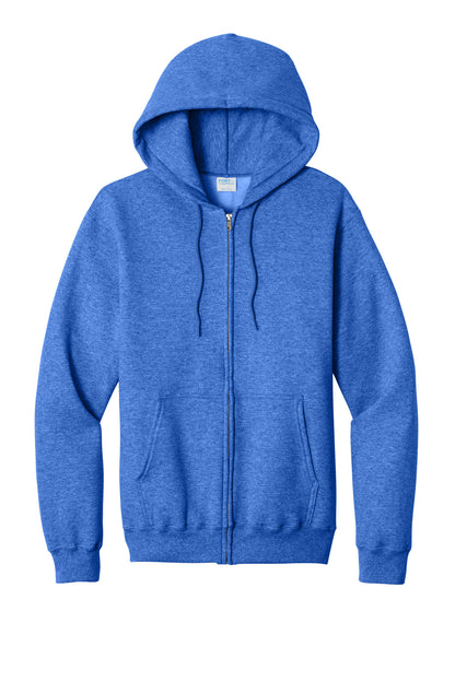 Custom Embroidered Port & Co Sweatshirts in Heather Royal
