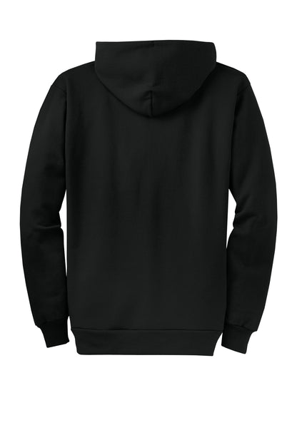 Custom Embroidered Port & Co Sweatshirts in Jet Black