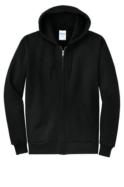 Custom Embroidered Port & Co Sweatshirts in Jet Black