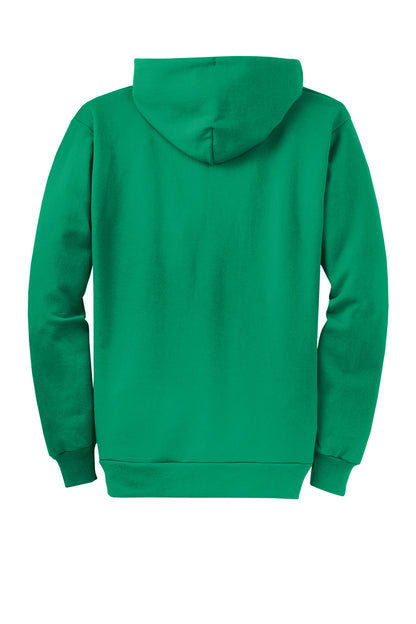 Custom Embroidered Port & Co Sweatshirts in Kelly