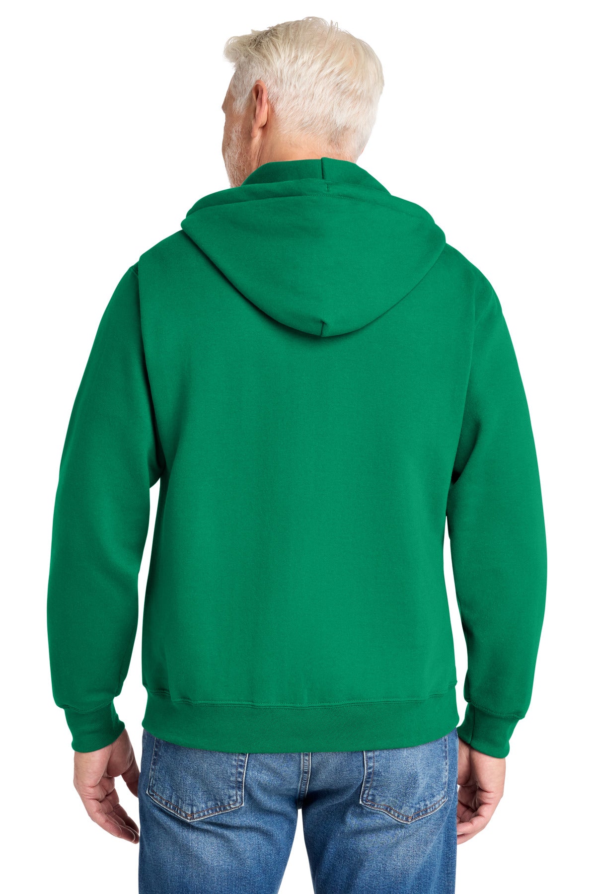 Custom Embroidered Port & Co Sweatshirts in Kelly