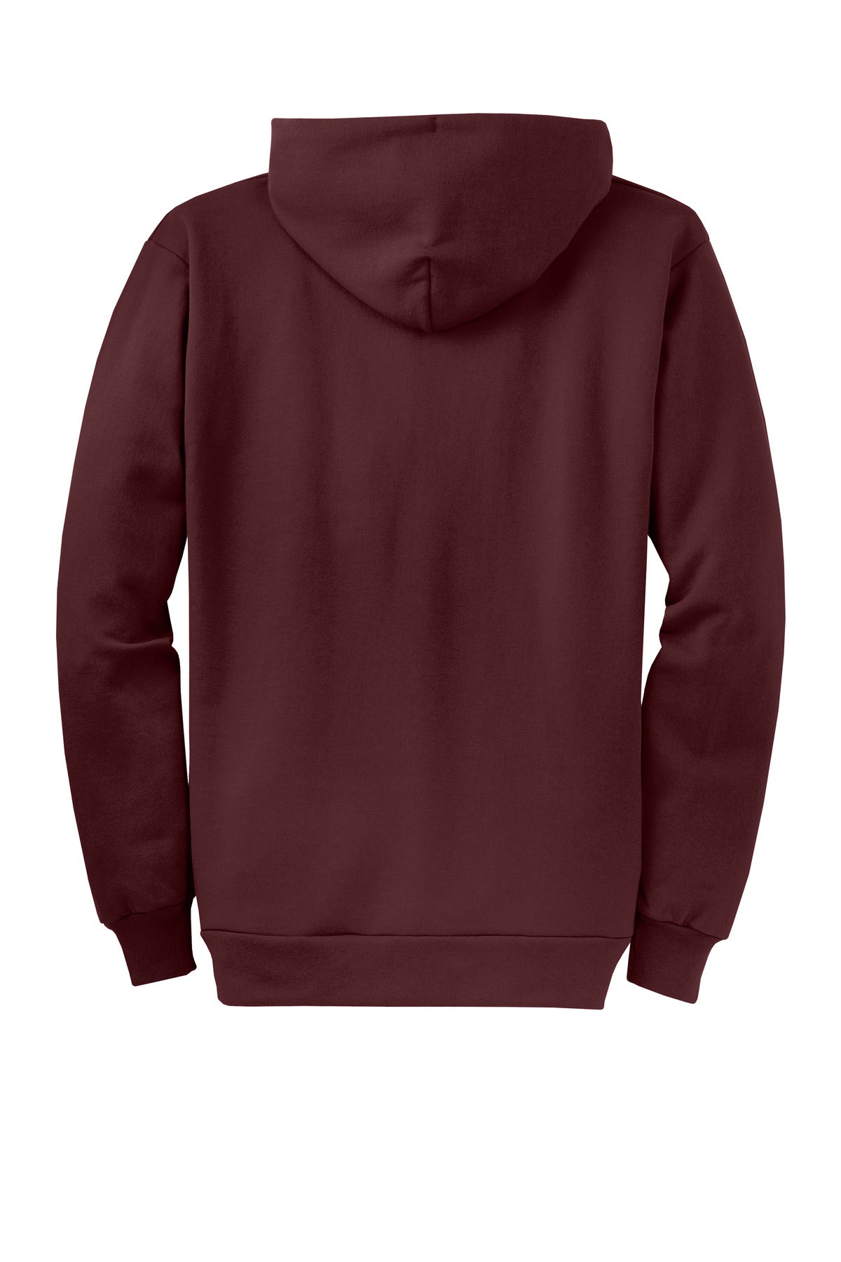 Custom Embroidered Port & Co Sweatshirts in Maroon