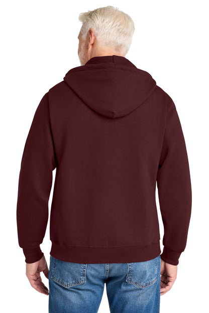 Custom Embroidered Port & Co Sweatshirts in Maroon