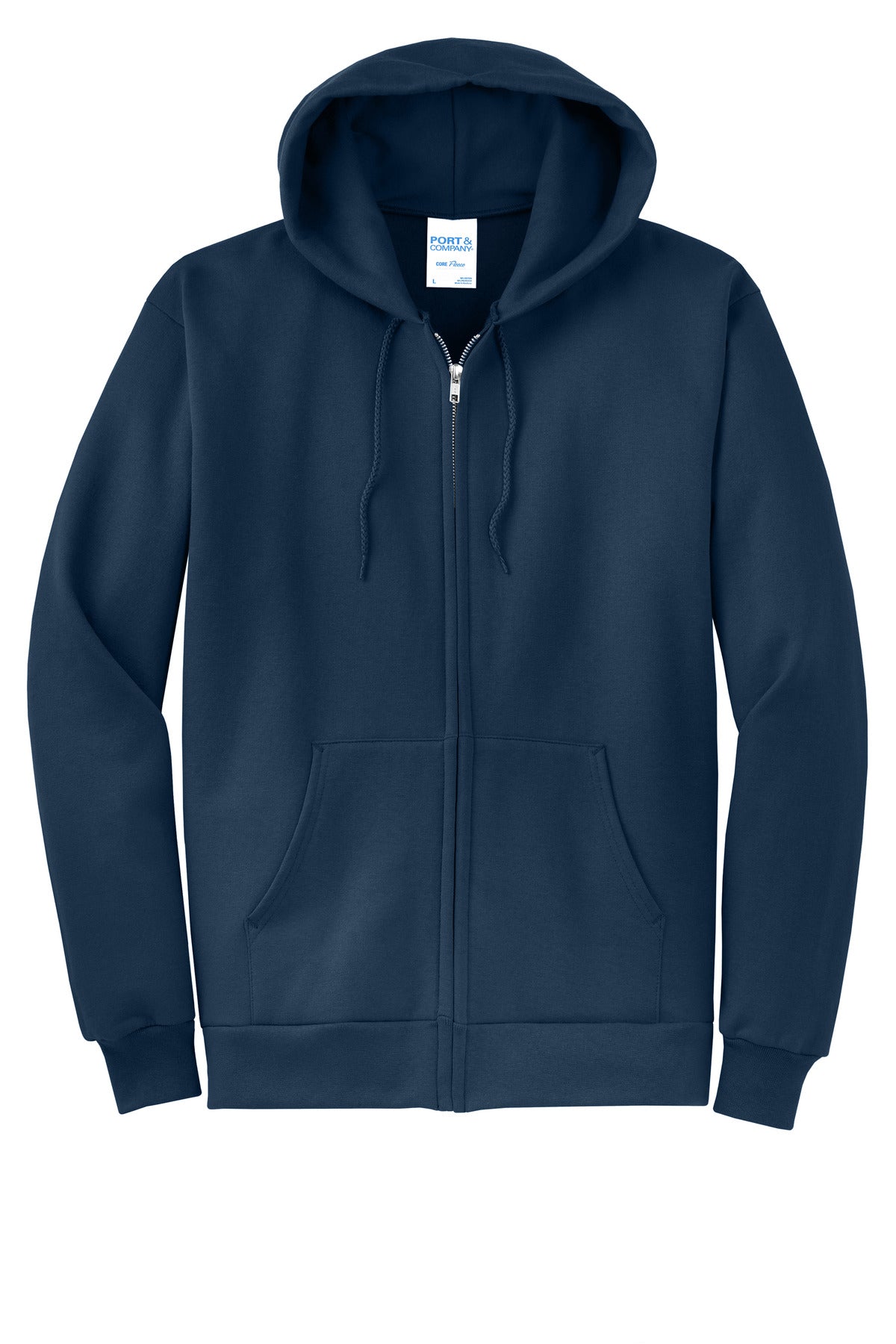 Custom Embroidered Port & Co Sweatshirts in Navy
