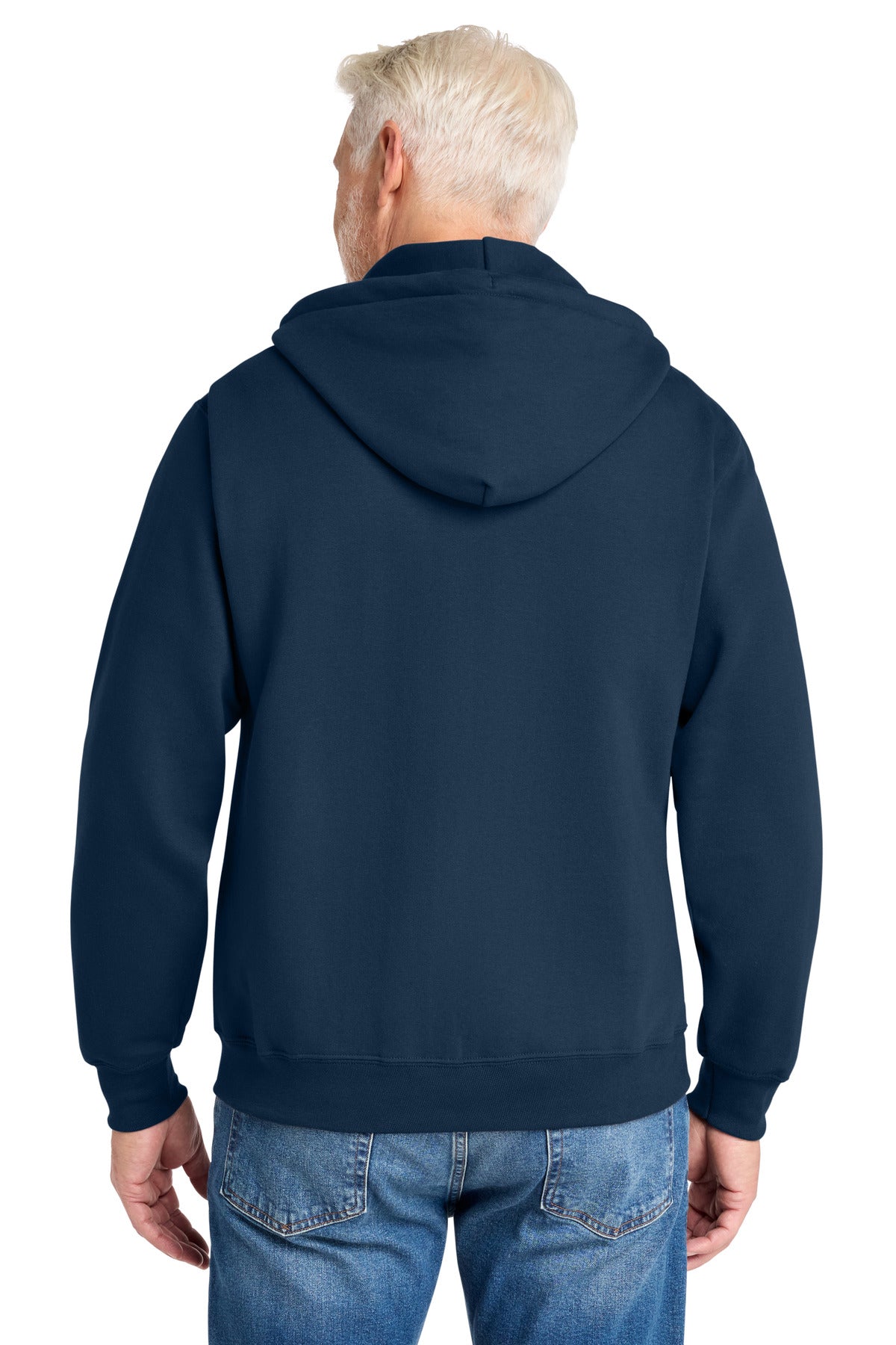 Custom Embroidered Port & Co Sweatshirts in Navy