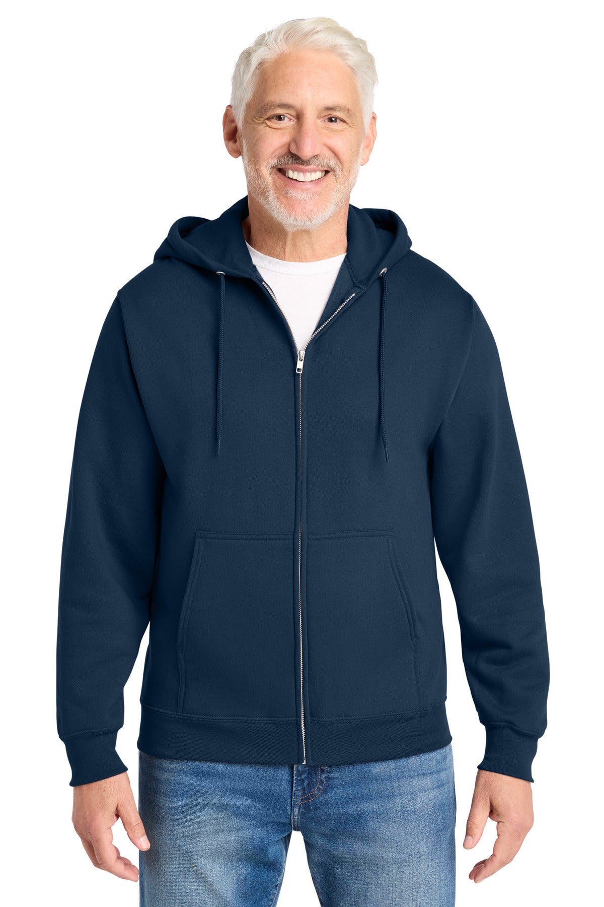 Custom Embroidered Port & Co Sweatshirts in Navy