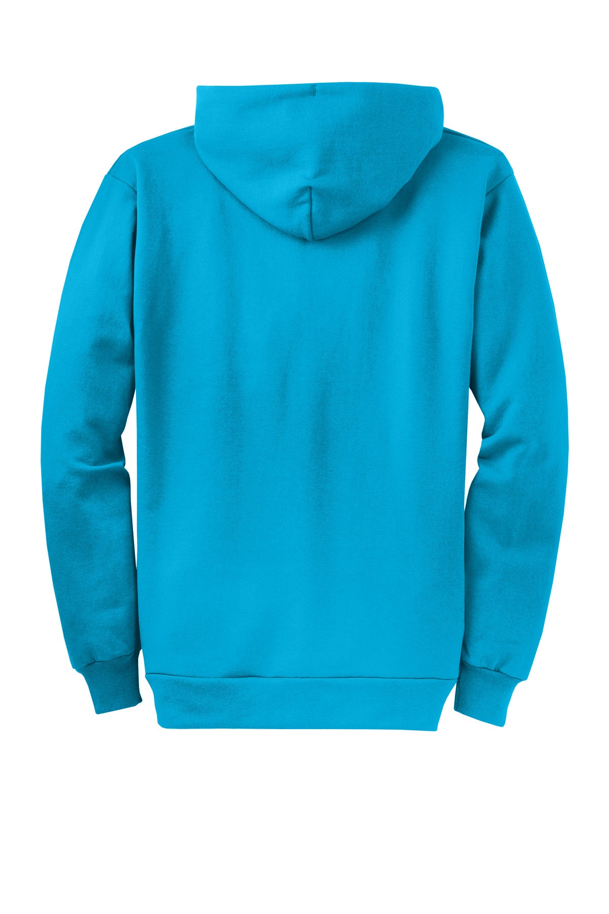 Custom Embroidered Port & Co Sweatshirts in Neon Blue