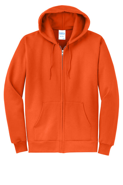 Custom Embroidered Port & Co Sweatshirts in Orange