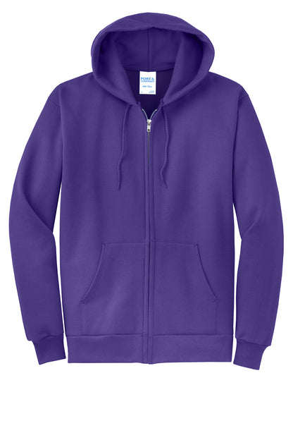 Custom Embroidered Port & Co Sweatshirts in Purple