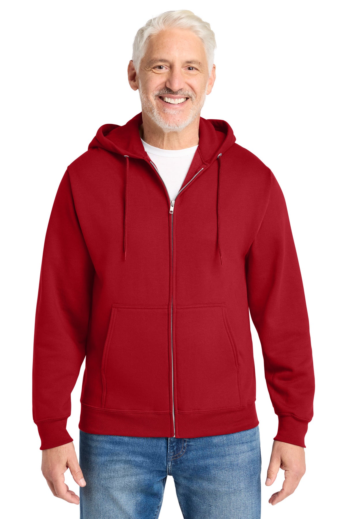 Custom Embroidered Port & Co Sweatshirts in Red
