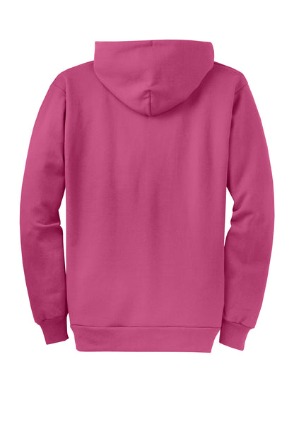 Custom Embroidered Port & Co Sweatshirts in Sangria
