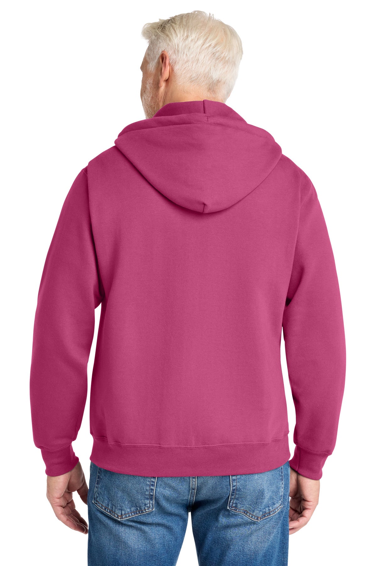 Custom Embroidered Port & Co Sweatshirts in Sangria