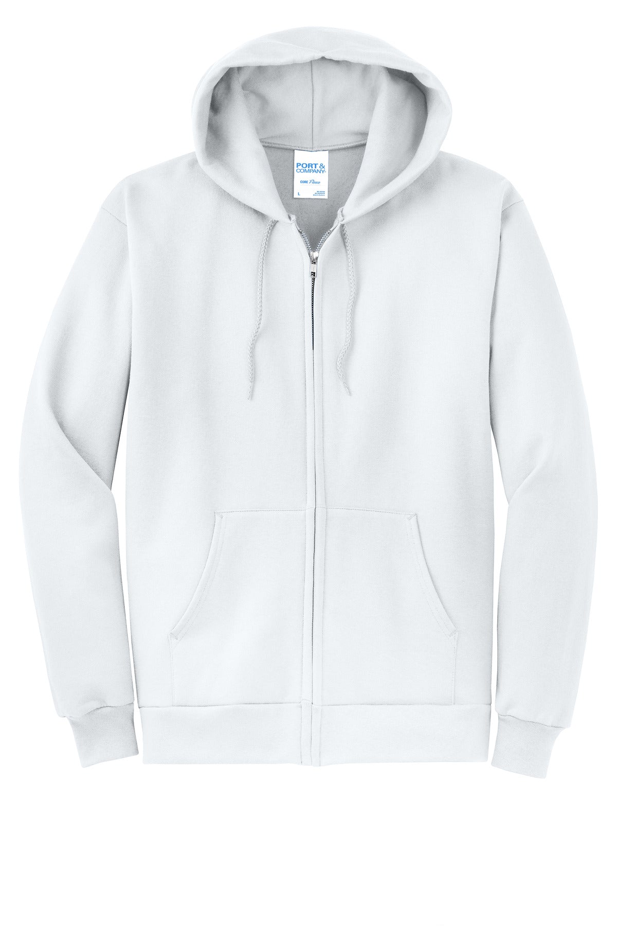 Custom Embroidered Port & Co Sweatshirts in White