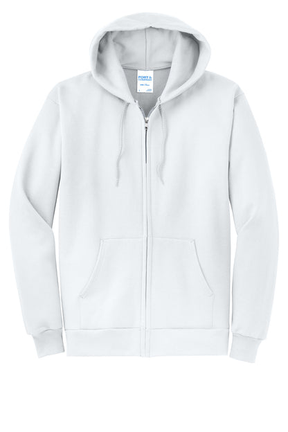 Custom Embroidered Port & Co Sweatshirts in White