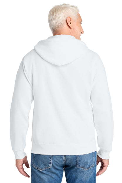 Custom Embroidered Port & Co Sweatshirts in White