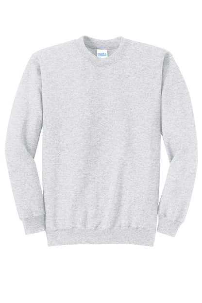 Custom Embroidered Port & Co Sweatshirts/Fleece in Ash