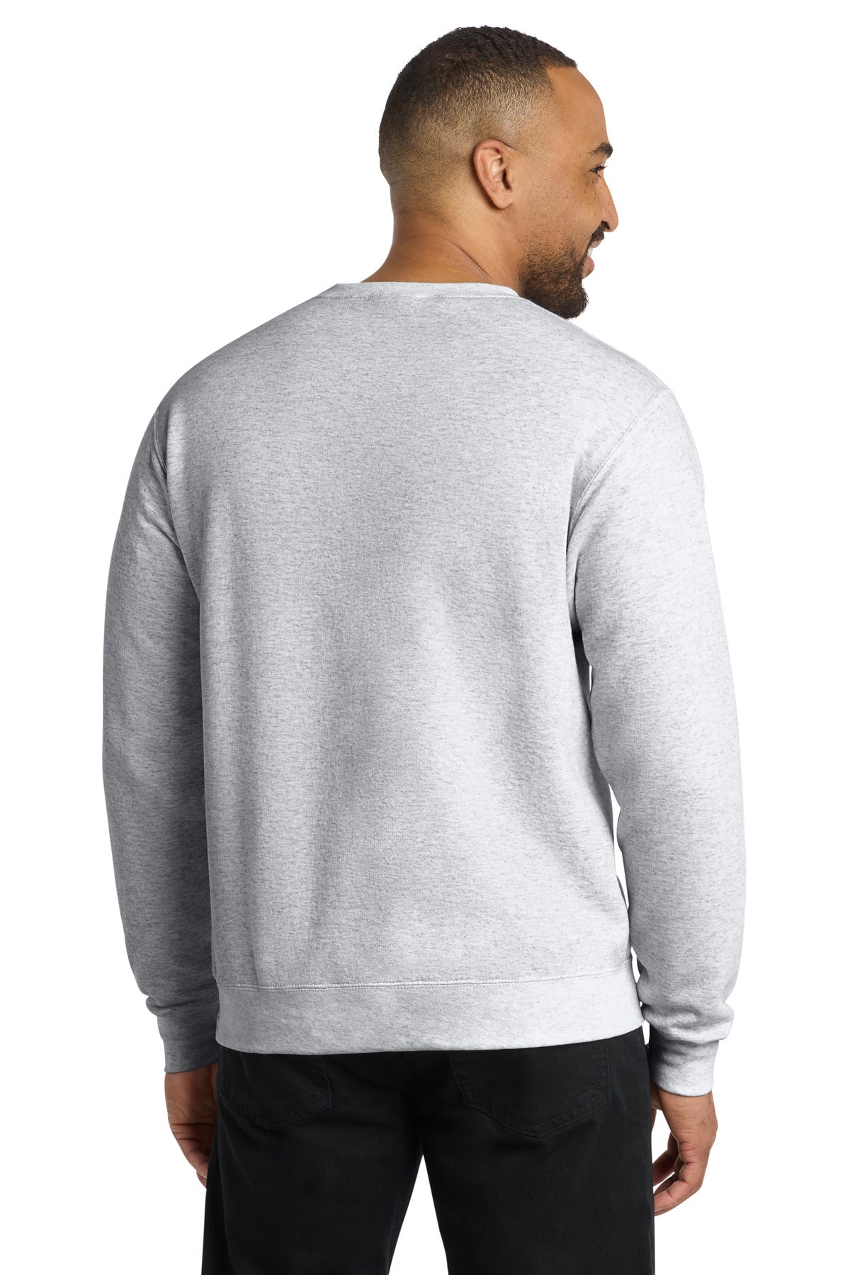 Custom Embroidered Port & Co Sweatshirts/Fleece in Ash