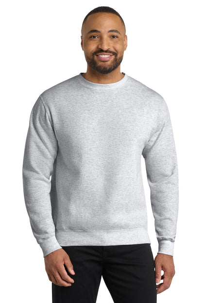 Custom Embroidered Port & Co Sweatshirts/Fleece in Ash