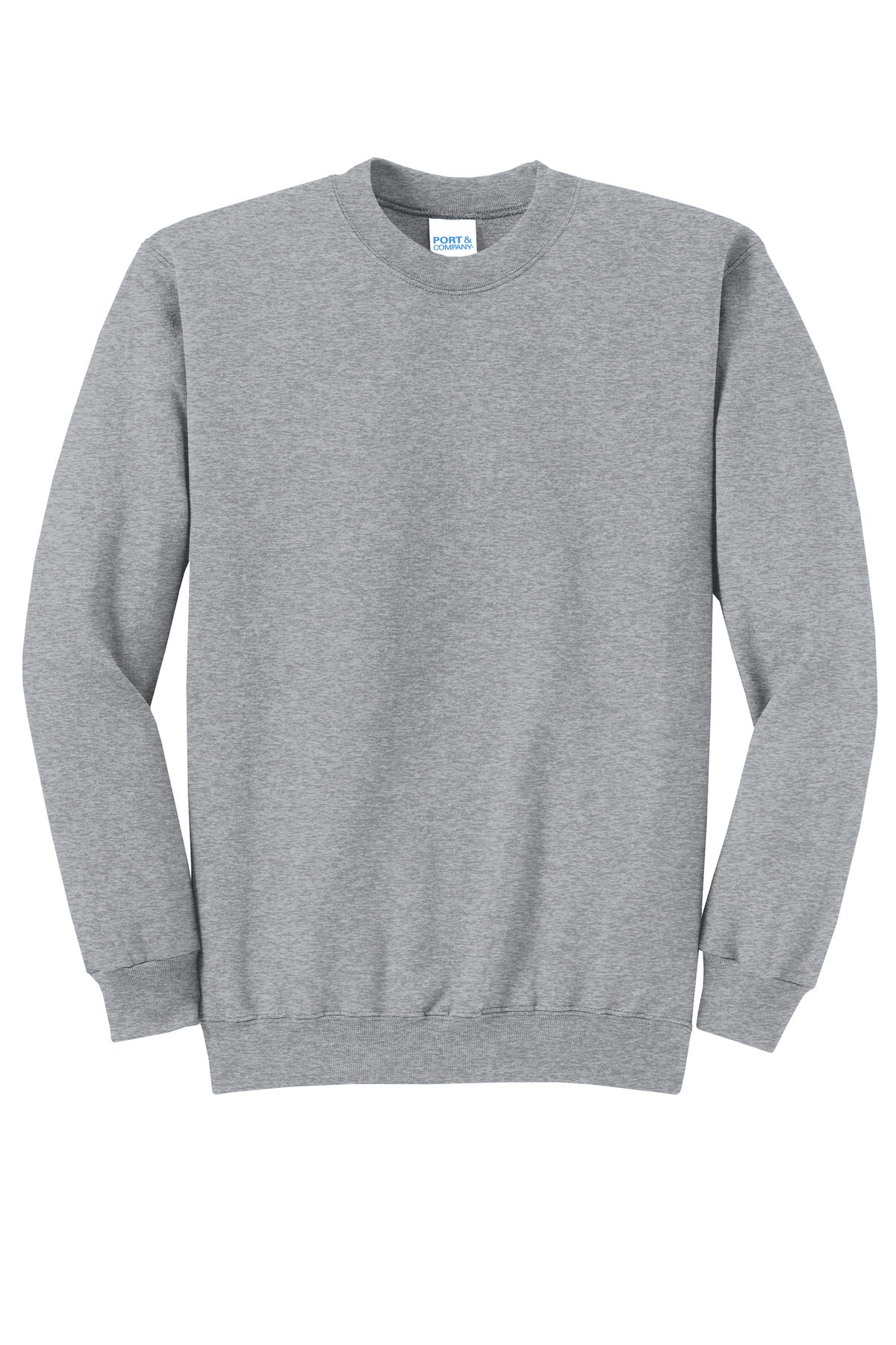 Custom Embroidered Port & Co Sweatshirts/Fleece in Athletic Heather