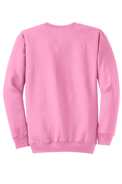 Custom Embroidered Port & Co Sweatshirts/Fleece in Candy Pink