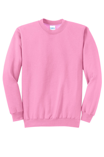 Custom Embroidered Port & Co Sweatshirts/Fleece in Candy Pink