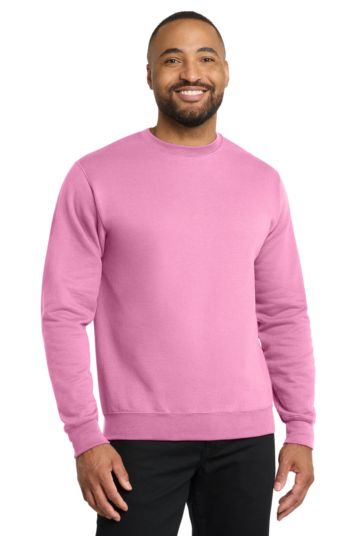 Custom Embroidered Port & Co Sweatshirts/Fleece in Candy Pink