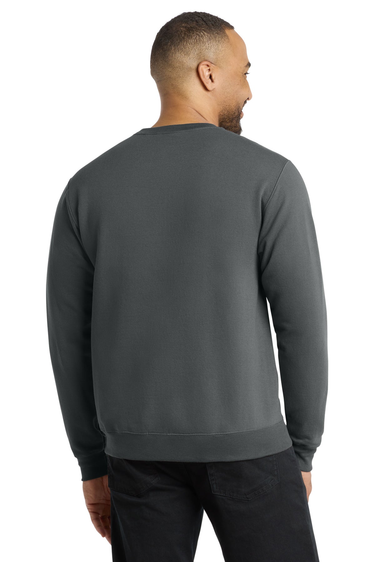 Custom Embroidered Port & Co Sweatshirts/Fleece in Charcoal
