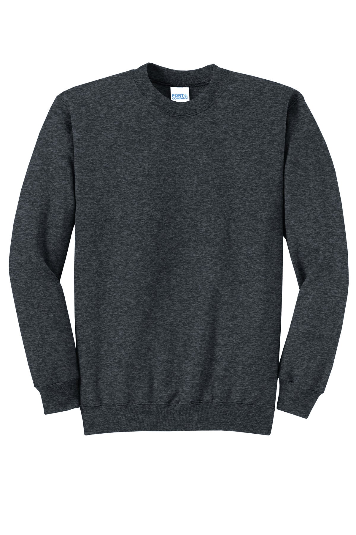 Custom Embroidered Port & Co Sweatshirts/Fleece in Dark Heather Grey