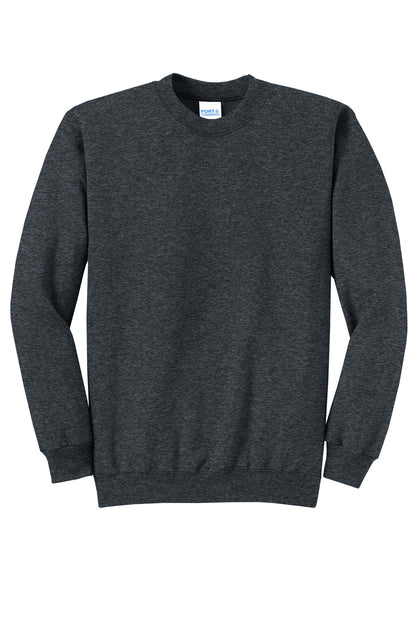 Custom Embroidered Port & Co Sweatshirts/Fleece in Dark Heather Grey