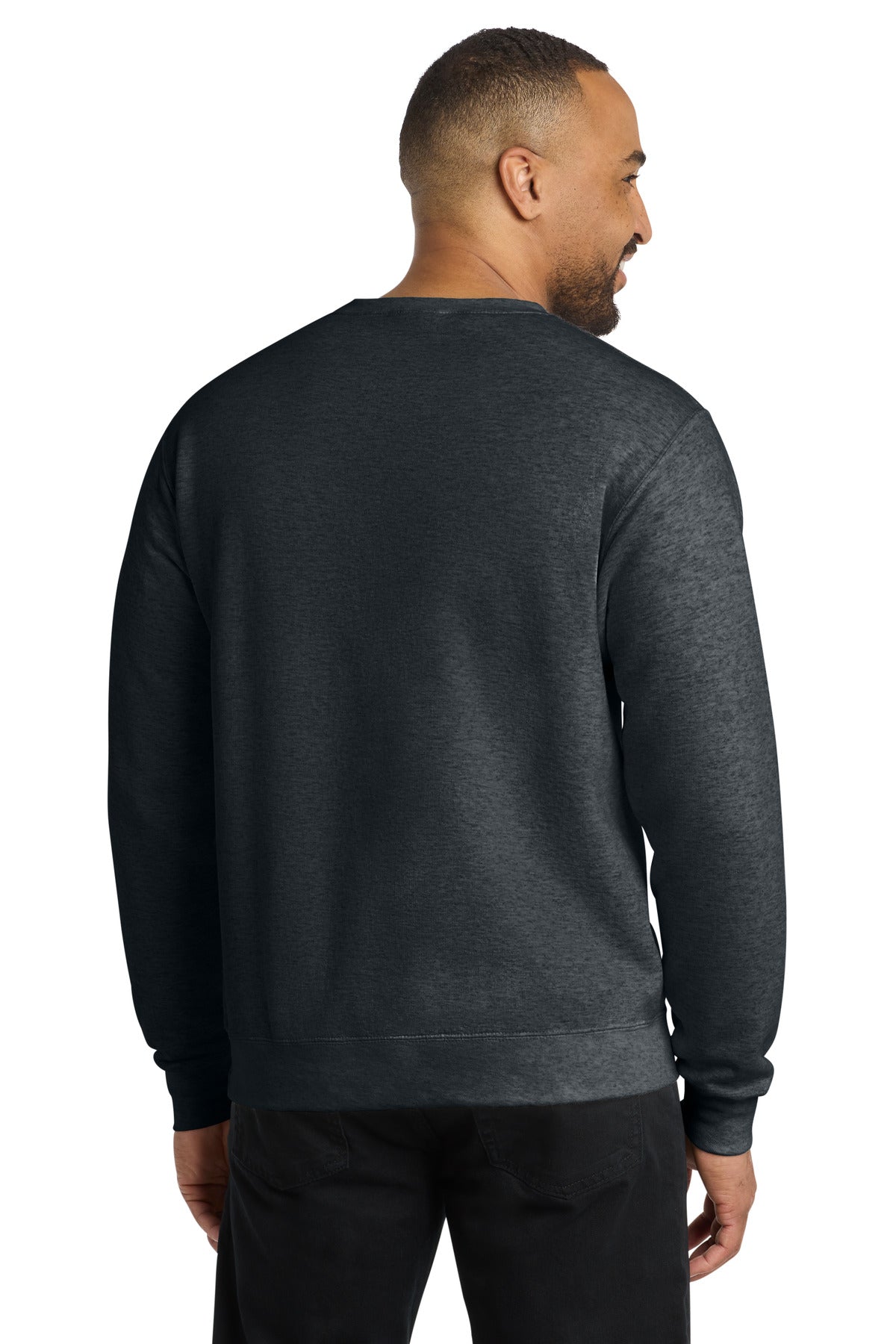 Custom Embroidered Port & Co Sweatshirts/Fleece in Dark Heather Grey
