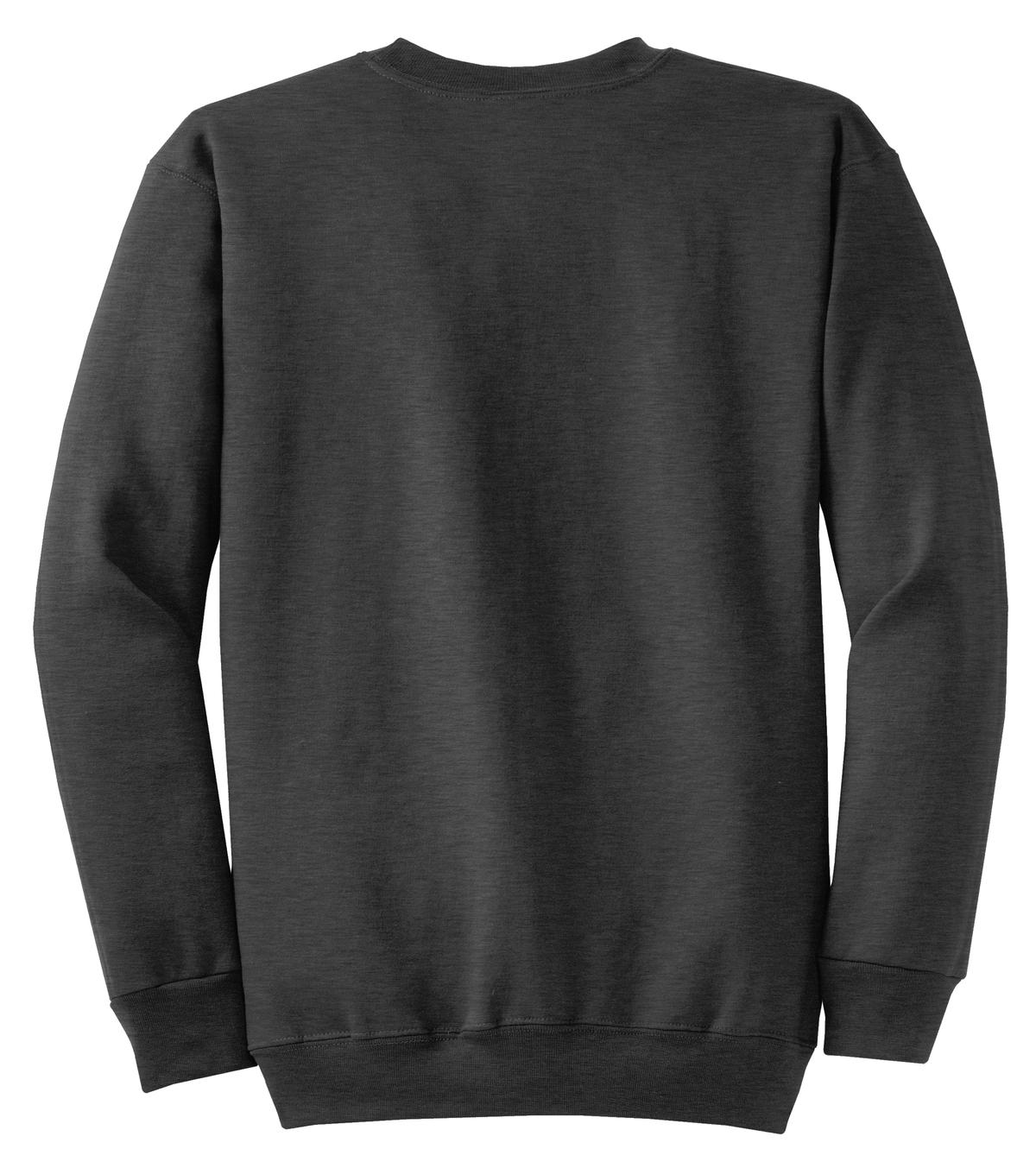 Custom Embroidered Port & Co Sweatshirts/Fleece in Dark Heather Grey