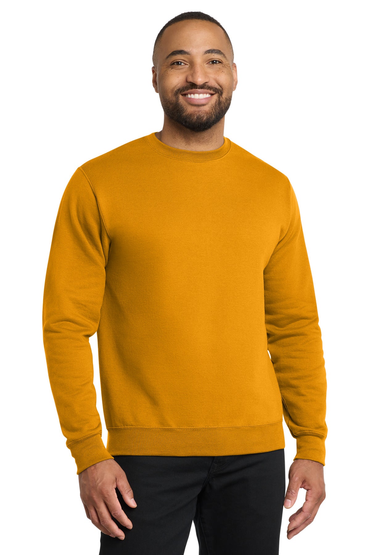 Custom Embroidered Port & Co Sweatshirts/Fleece in Gold
