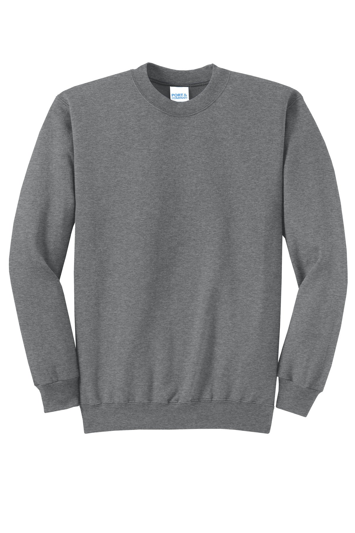 Custom Embroidered Port & Co Sweatshirts/Fleece in Graphite Heather