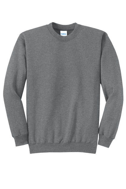 Custom Embroidered Port & Co Sweatshirts/Fleece in Graphite Heather