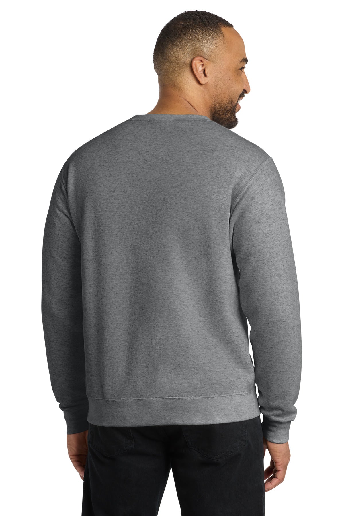 Custom Embroidered Port & Co Sweatshirts/Fleece in Graphite Heather