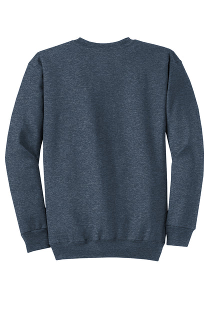 Custom Embroidered Port & Co Sweatshirts/Fleece in Heather Navy