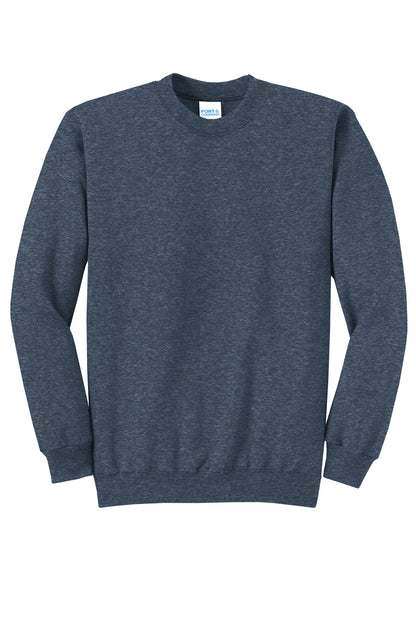 Custom Embroidered Port & Co Sweatshirts/Fleece in Heather Navy