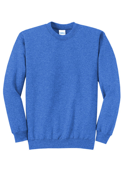 Custom Embroidered Port & Co Sweatshirts/Fleece in Heather Royal
