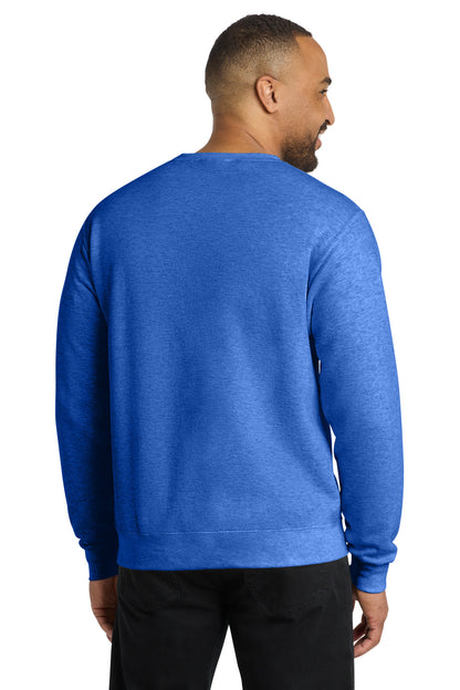 Custom Embroidered Port & Co Sweatshirts/Fleece in Heather Royal