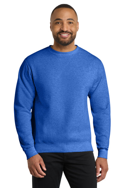 Custom Embroidered Port & Co Sweatshirts/Fleece in Heather Royal