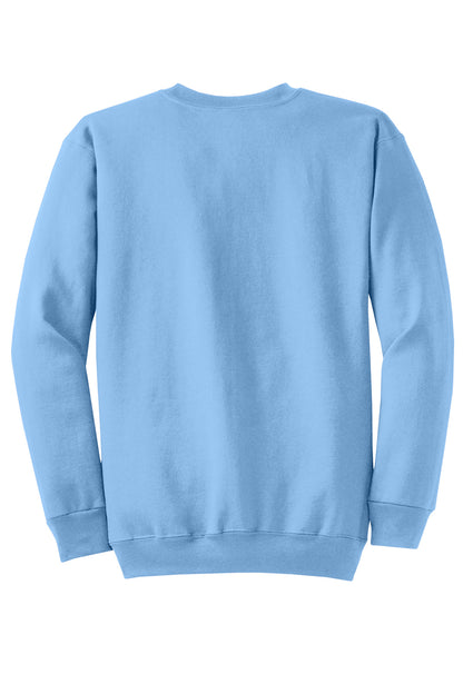 Custom Embroidered Port & Co Sweatshirts/Fleece in Light Blue