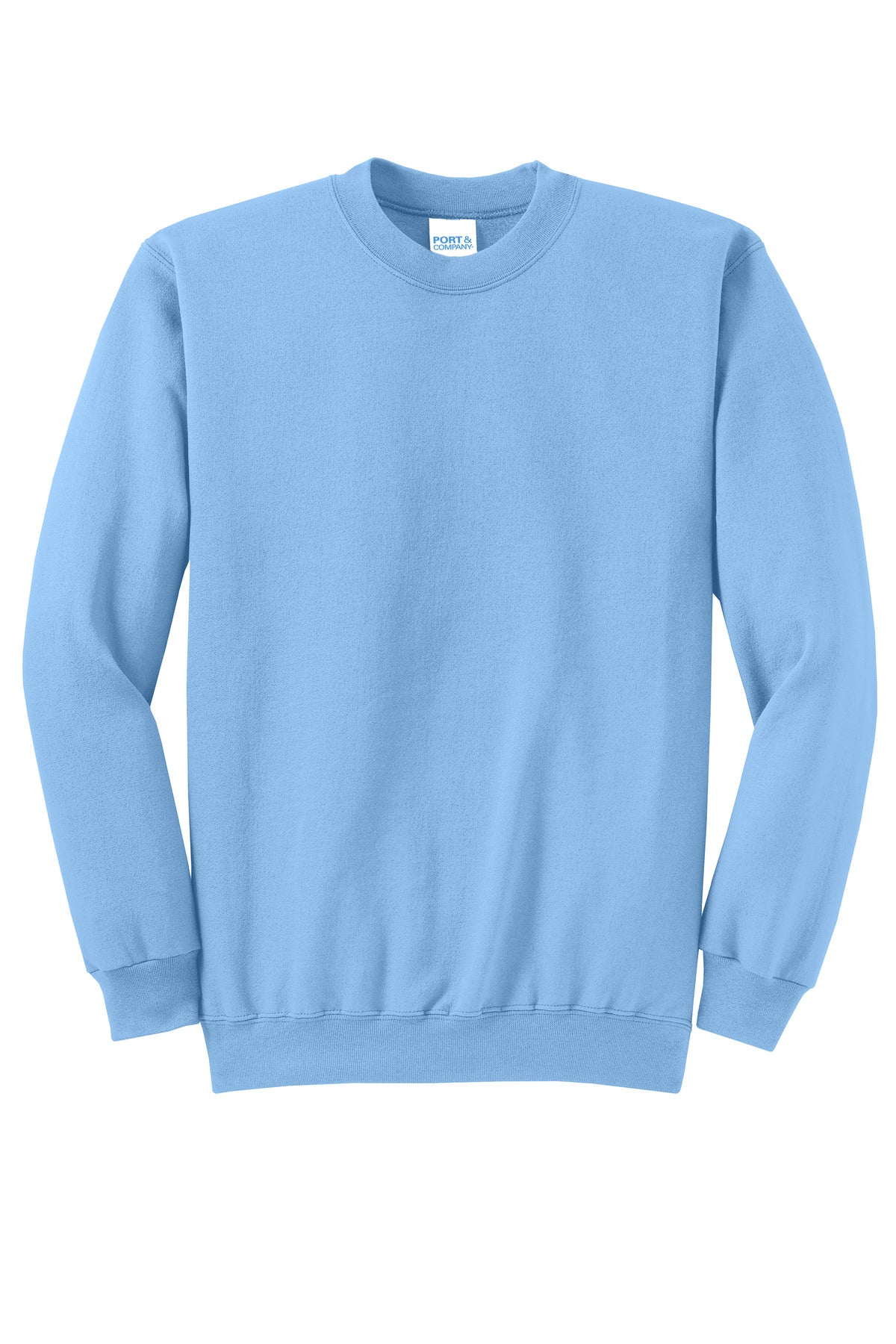 Custom Embroidered Port & Co Sweatshirts/Fleece in Light Blue